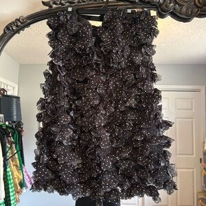 Anthropologie mini ruffled dress Size 4